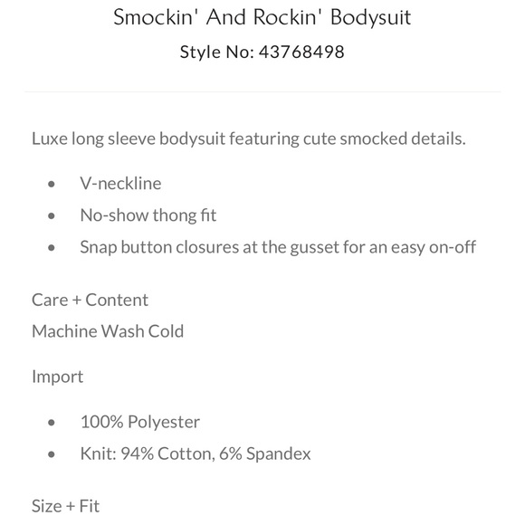 Free People; Smockin' N Rockin' bodysuit Pink - Picture 4 of 4